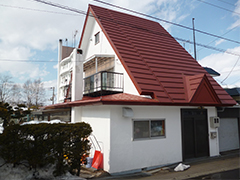 壁と屋根の塗替え前