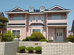 壁と屋根の塗替え後