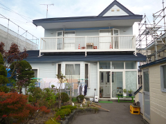 壁と屋根の塗替え前