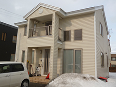 壁と屋根の塗替え前