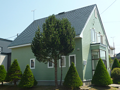 壁と屋根の塗替え後