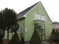 壁と屋根の塗替え前