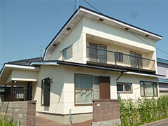 壁と屋根の塗替え後