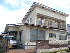 壁と屋根の塗替え前