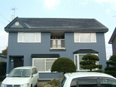 壁と屋根の塗替え後