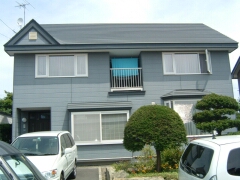 壁と屋根の塗替え前