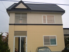 壁と屋根の塗替え後