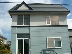 壁と屋根の塗替え前