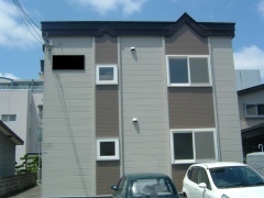 壁と屋根の塗替え後