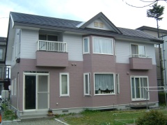 壁と屋根の塗替え後